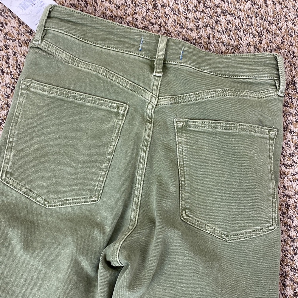 FP We the Free Olive Green Skinny Jeans - Picture 9 of 15